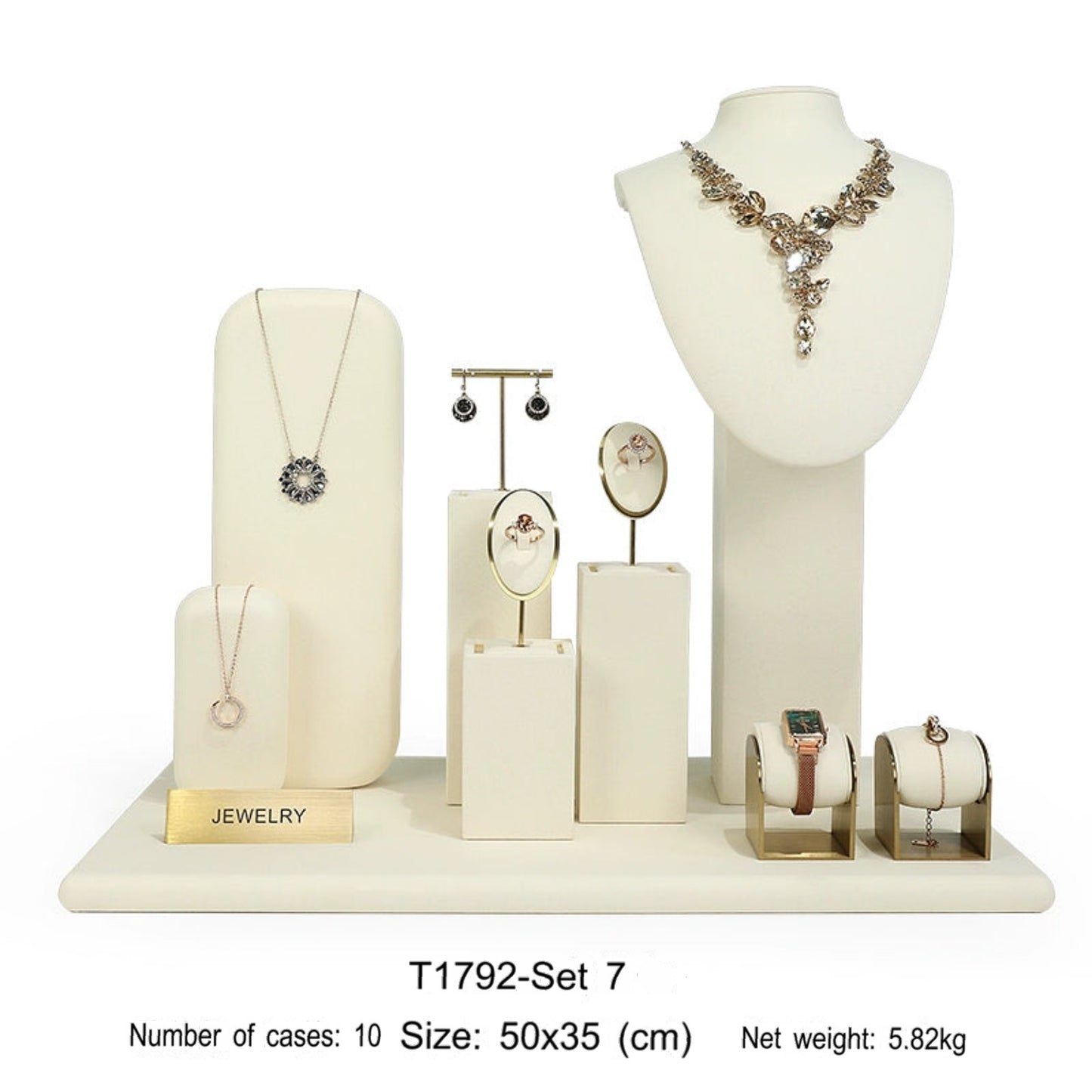 Metal Jewelry Display Stand Set Rings, Necklaces, Earrings, Bracelets, Storage Racks, Jewelry, Window Jewelry, Jewelry Display Props