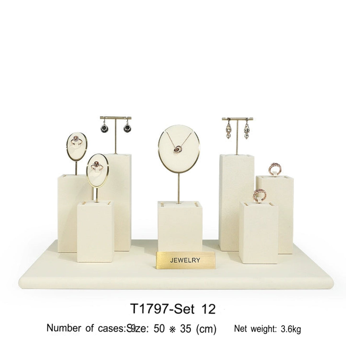 Metal Jewelry Display Stand Set Rings, Necklaces, Earrings, Bracelets, Storage Racks, Jewelry, Window Jewelry, Jewelry Display Props