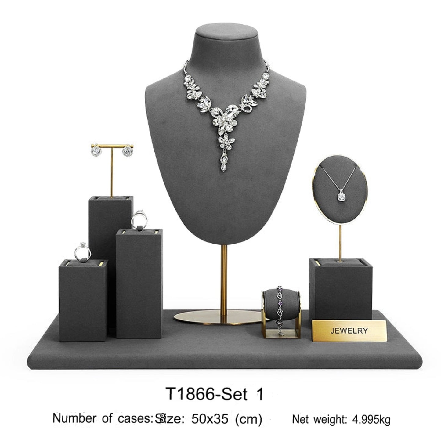 Jewellery display, rings, earrings, necklaces, portrait stands, window jewellery displays, props, jewelry display