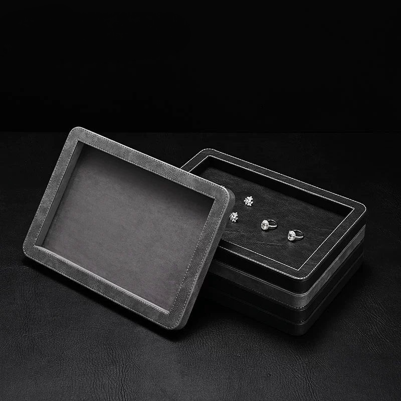 Round Corner Jewelry Display Tray, Rings, Earrings, Necklaces, Watches, Bracelets, Display Plates