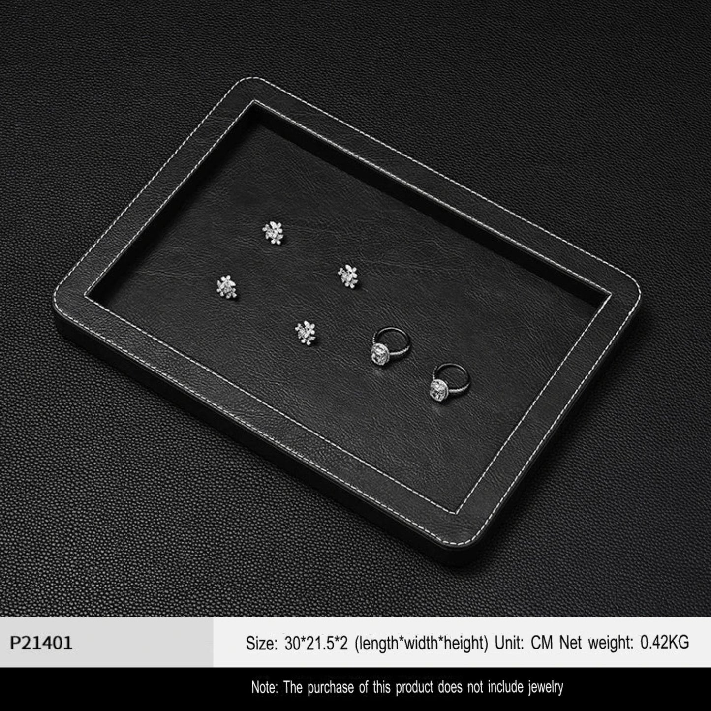 Round Corner Jewelry Display Tray, Rings, Earrings, Necklaces, Watches, Bracelets, Display Plates
