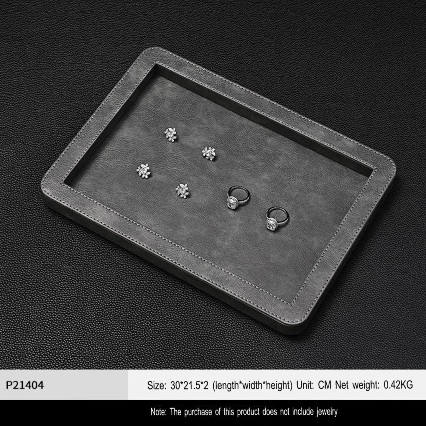 Round Corner Jewelry Display Tray, Rings, Earrings, Necklaces, Watches, Bracelets, Display Plates