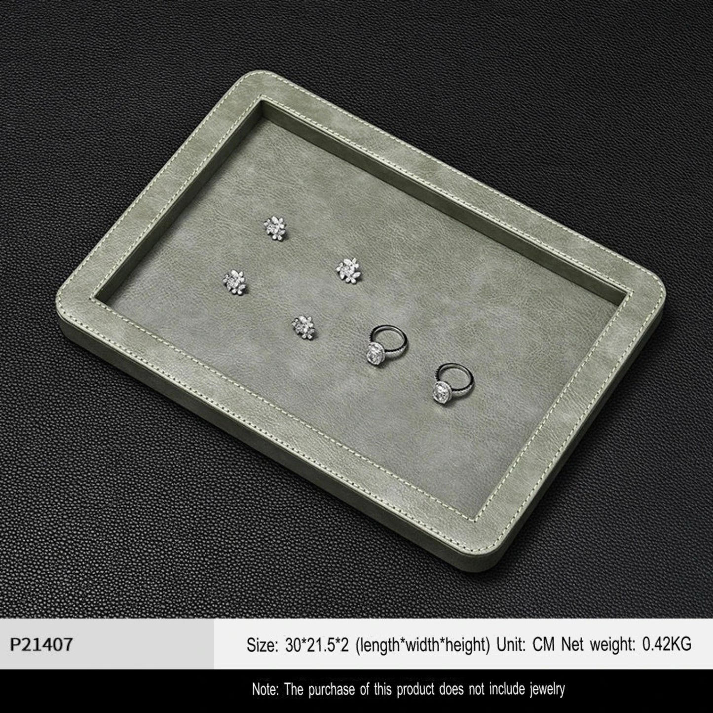 Round Corner Jewelry Display Tray, Rings, Earrings, Necklaces, Watches, Bracelets, Display Plates