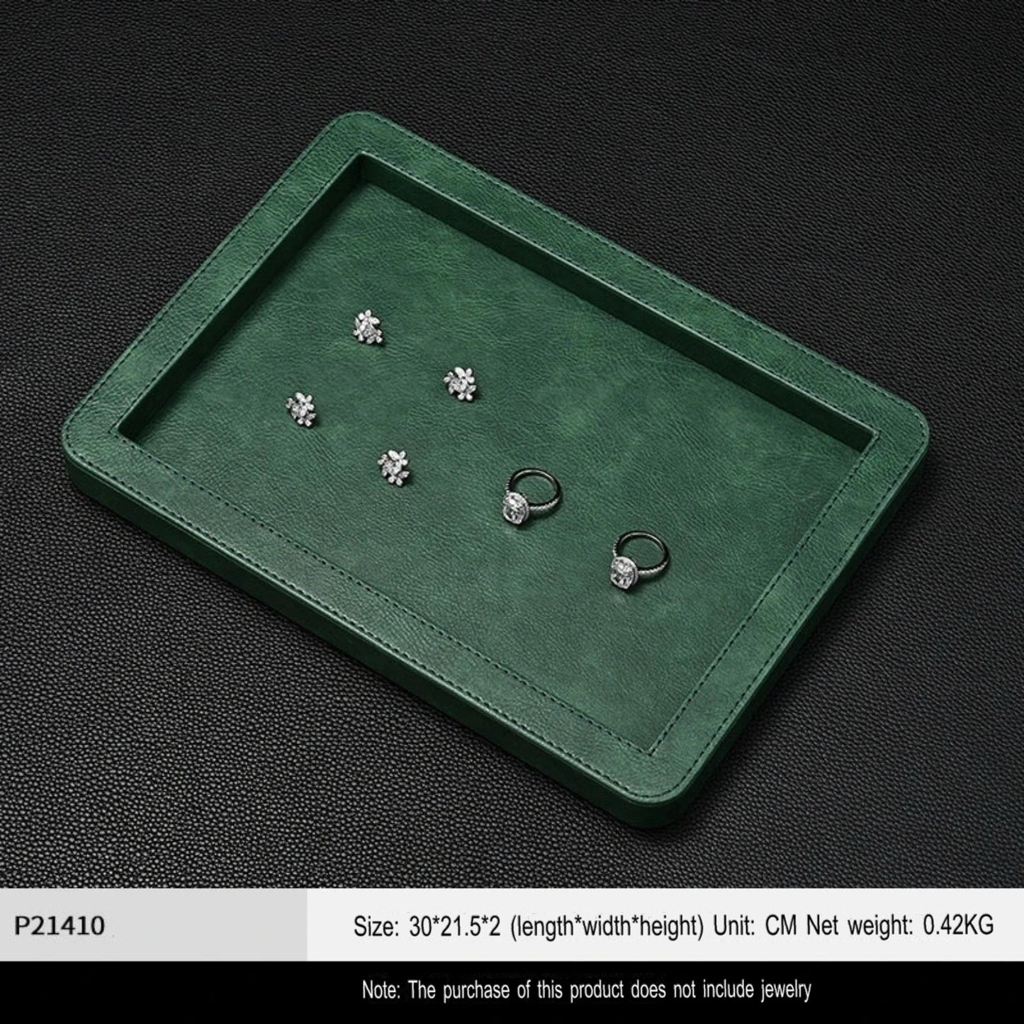 Round Corner Jewelry Display Tray, Rings, Earrings, Necklaces, Watches, Bracelets, Display Plates