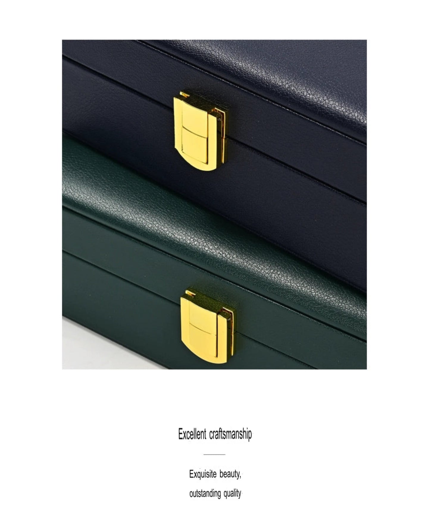 High-grade PU leather diamond pearl display storage box, loose diamond beads, jade colored treasures, play beads storage box