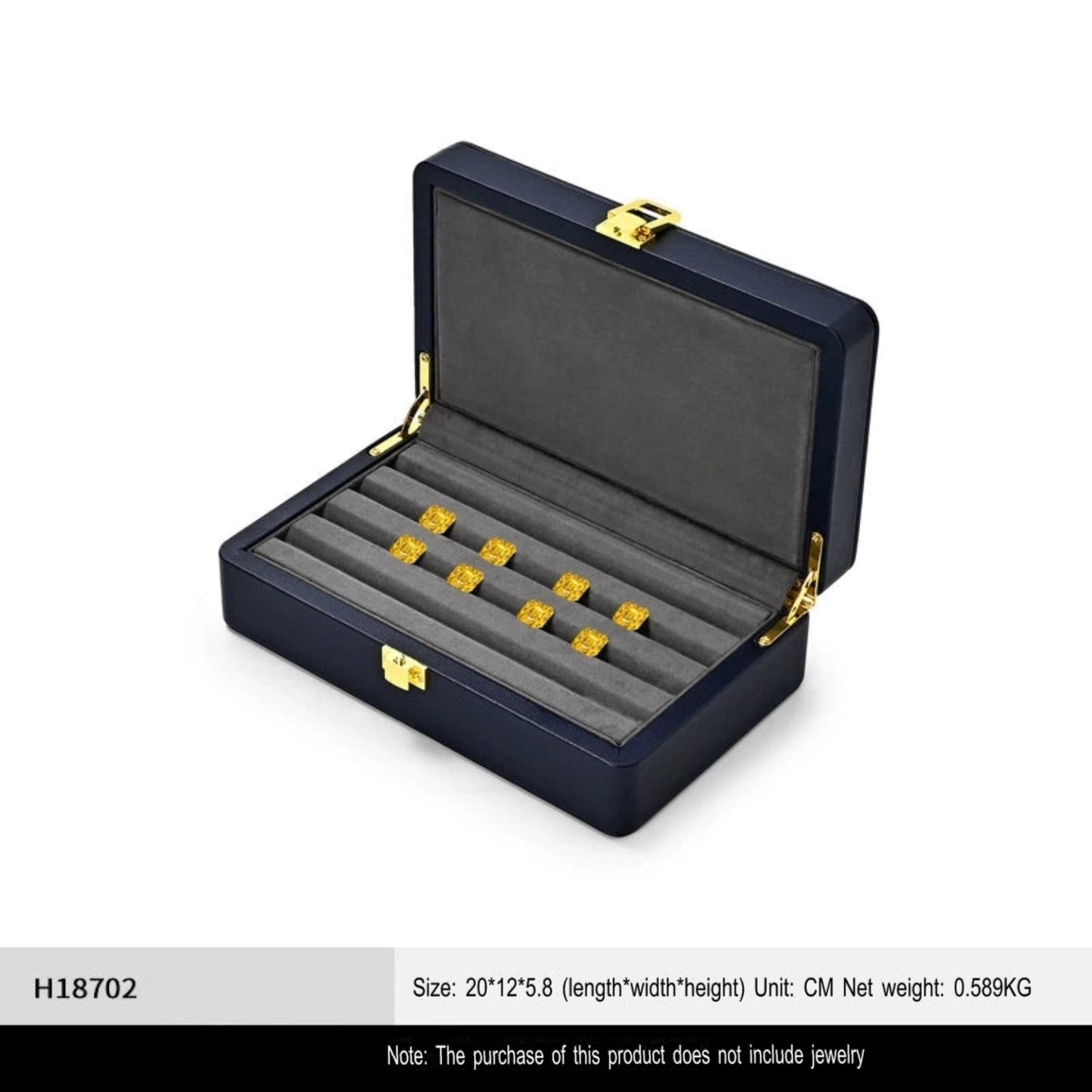 High-grade PU leather diamond pearl display storage box, loose diamond beads, jade colored treasures, play beads storage box