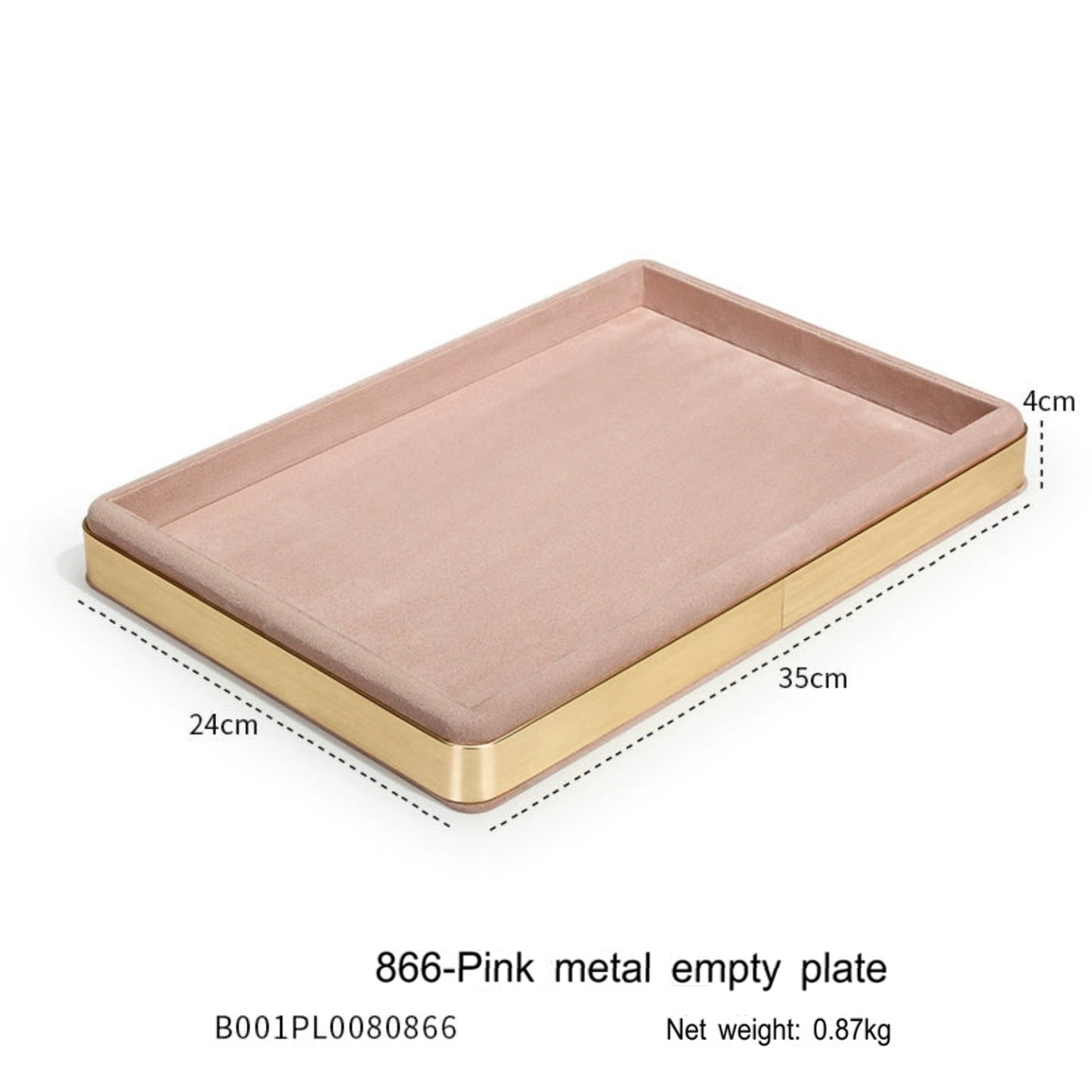 Jewelry tray ring necklace earrings bracelet multi-functional storage display tray display jewelry watch pallet