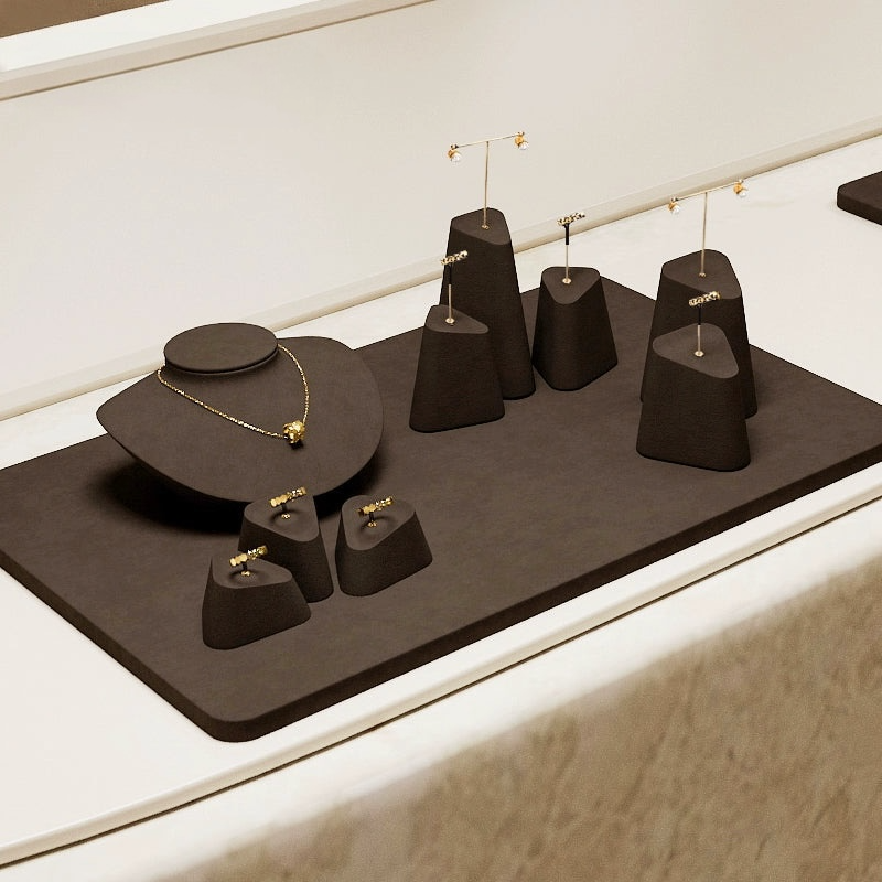 High-end jewelry display props, rings, earrings, necklace display, counter display, jewelry display stand