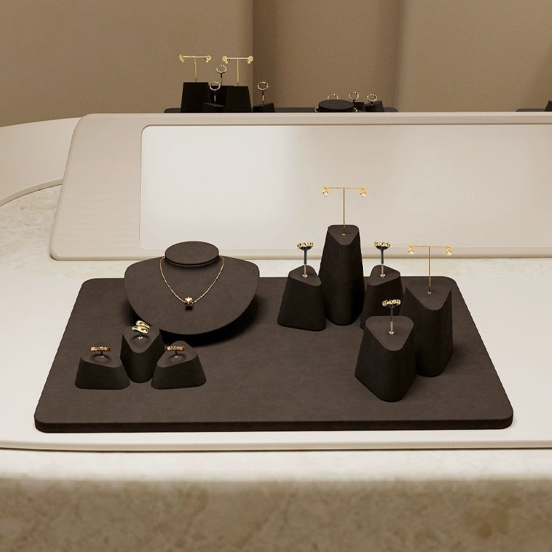 High-end jewelry display props, rings, earrings, necklace display, counter display, jewelry display stand