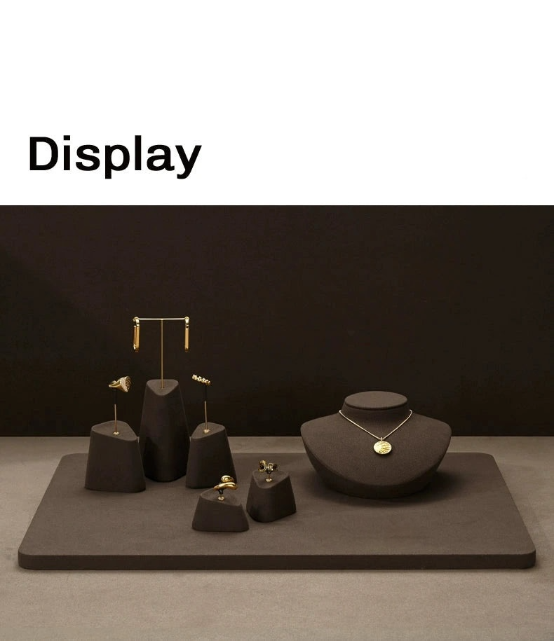 High-end jewelry display props, rings, earrings, necklace display, counter display, jewelry display stand