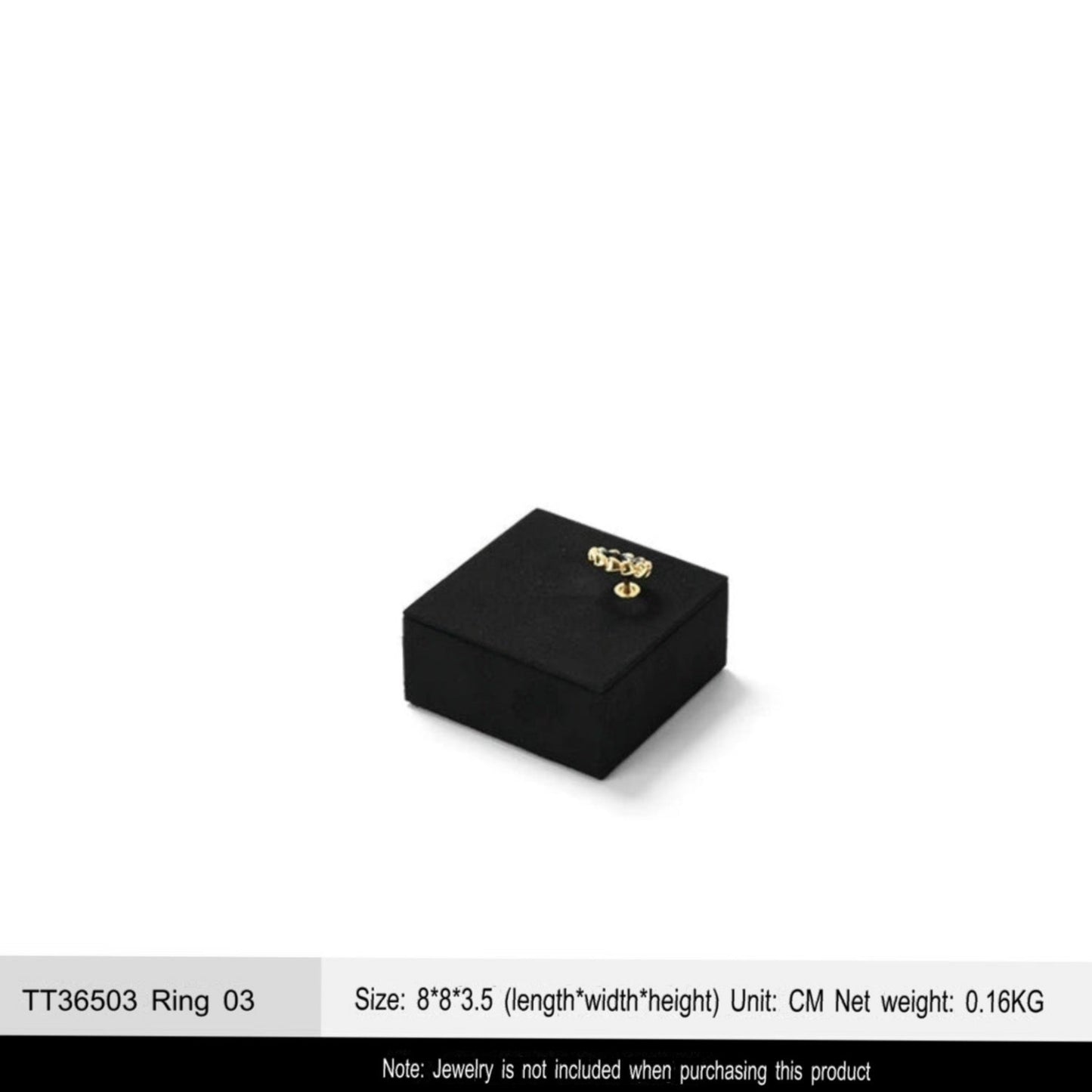 Luxury jewelry display props, high-end metal microfiber necklace, ring counter, jewelry display rack