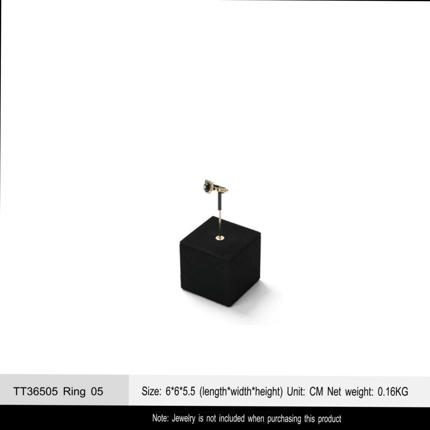 Luxury jewelry display props, high-end metal microfiber necklace, ring counter, jewelry display rack