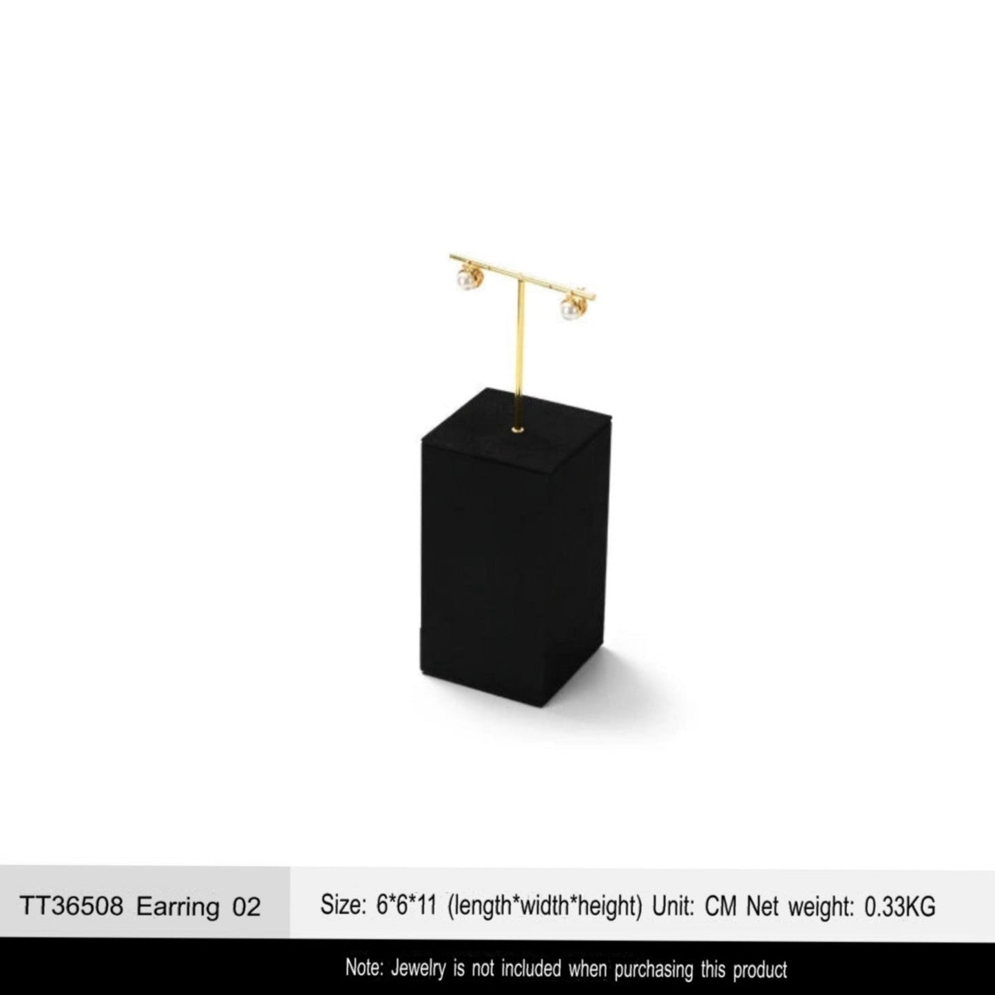 Luxury jewelry display props, high-end metal microfiber necklace, ring counter, jewelry display rack