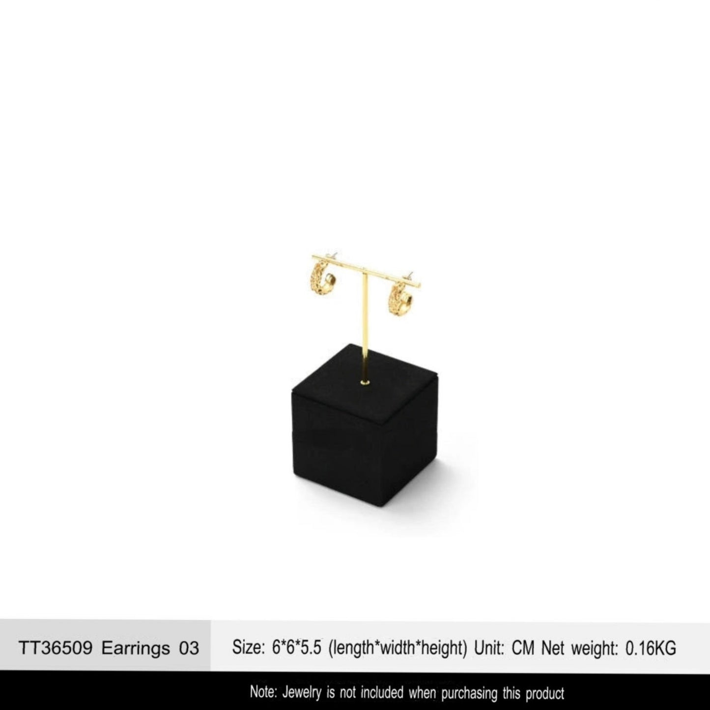 Luxury jewelry display props, high-end metal microfiber necklace, ring counter, jewelry display rack