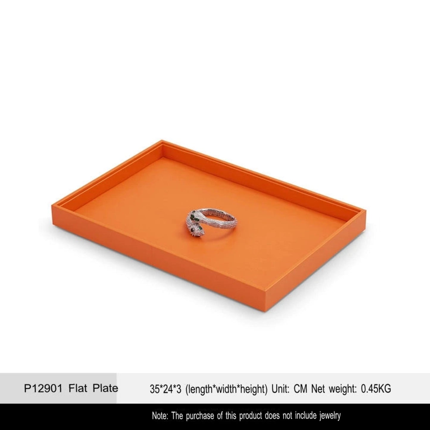 Jewelry Tray Ring Display Plate Necklace Pendant Bracelet Jewelry Storage Viewing Tray