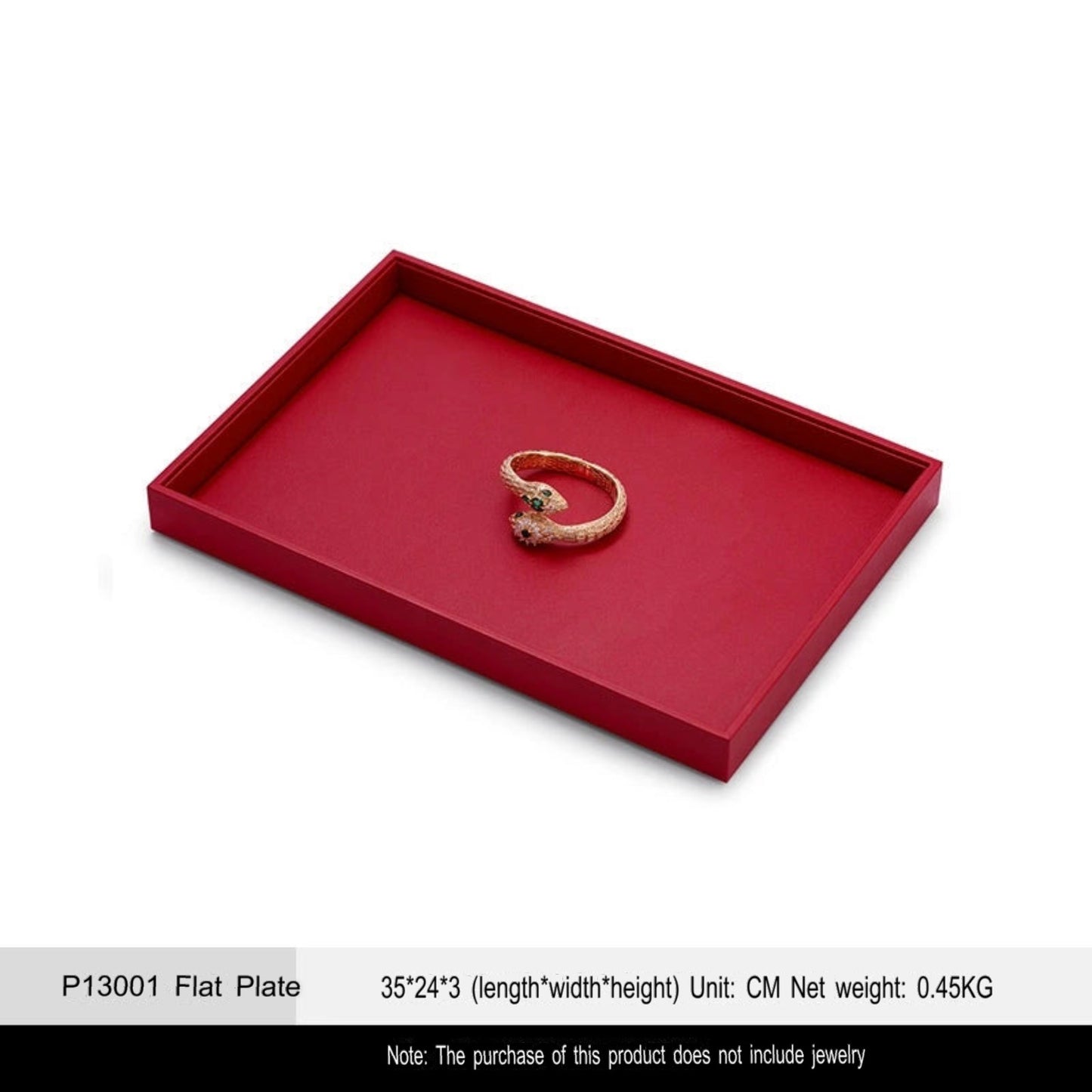 Jewelry Tray Ring Display Plate Necklace Pendant Bracelet Jewelry Storage Viewing Tray