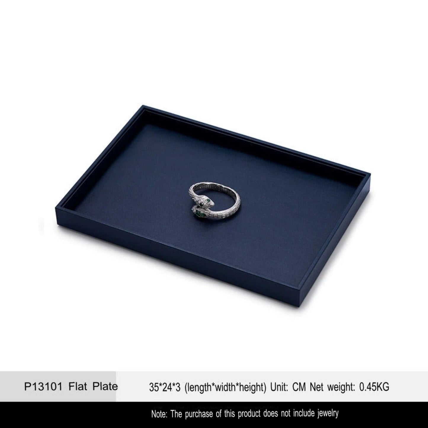 Jewelry Tray Ring Display Plate Necklace Pendant Bracelet Jewelry Storage Viewing Tray