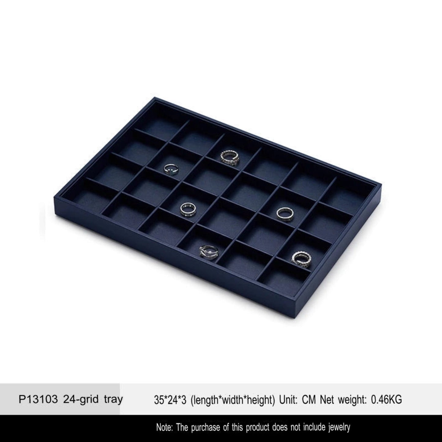 Jewelry Tray Ring Display Plate Necklace Pendant Bracelet Jewelry Storage Viewing Tray
