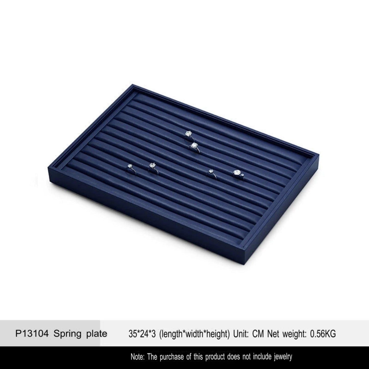 Jewelry Tray Ring Display Plate Necklace Pendant Bracelet Jewelry Storage Viewing Tray