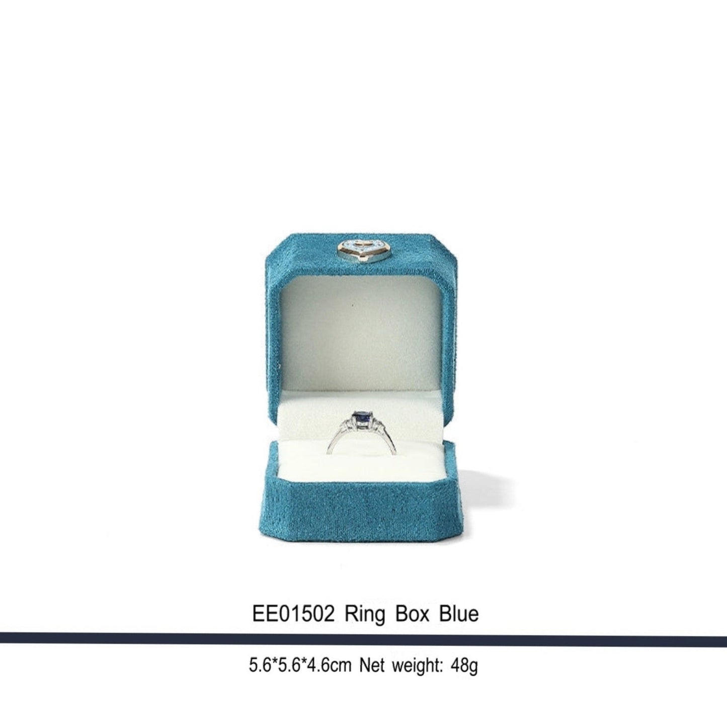 Delicate jewelry box, flannel, proposal, diamond ring box, love hand jewelry box