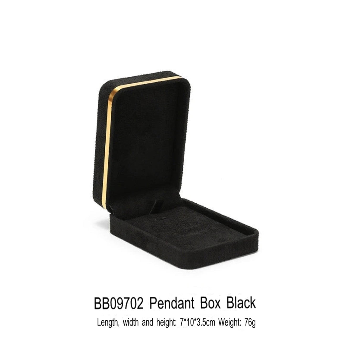 Light Luxury Jet Black Ring Box, Small Fine Jewelry Box, Necklace, Bracelet Jewelry Packaging Box, Gift Box