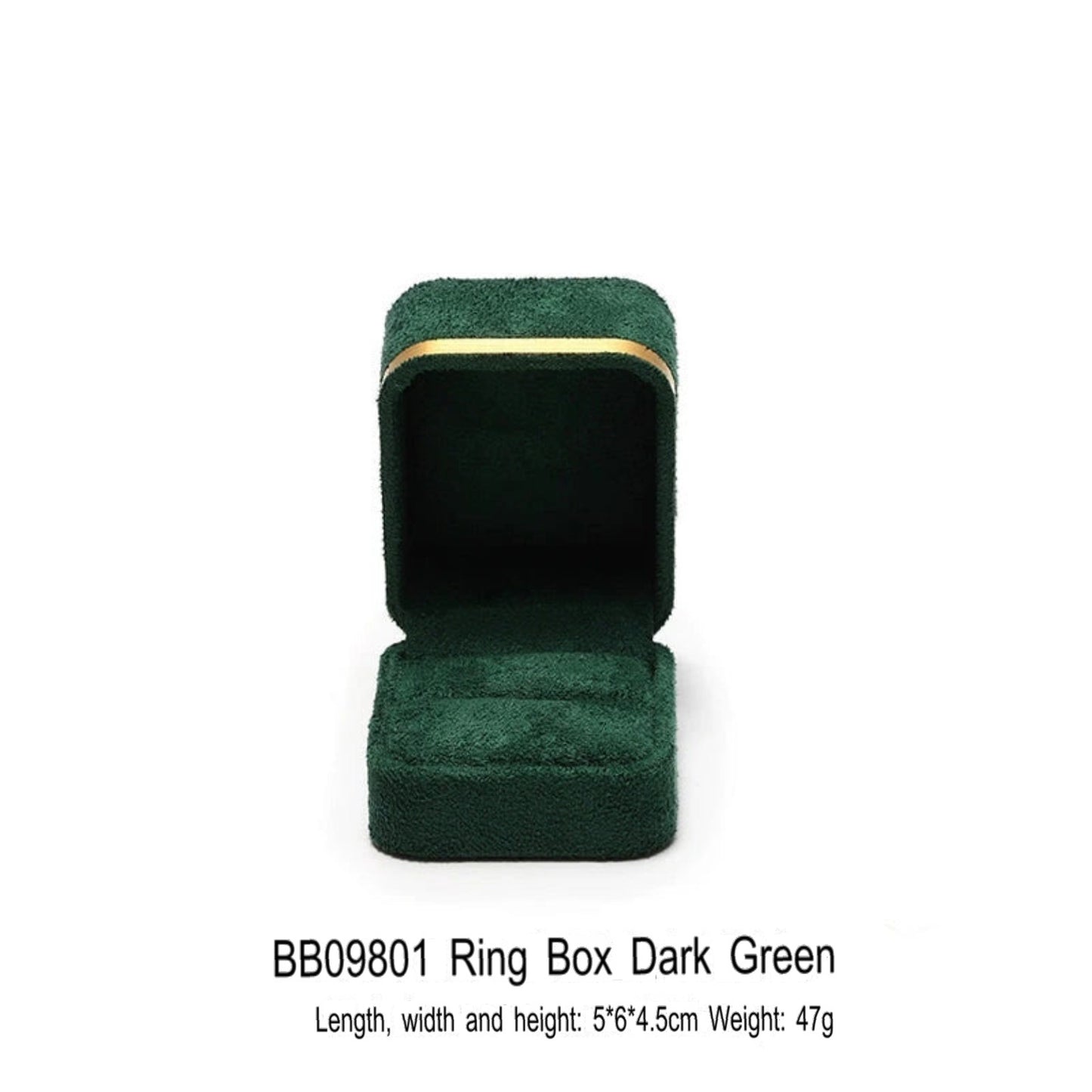 Light Luxury Jet Black Ring Box, Small Fine Jewelry Box, Necklace, Bracelet Jewelry Packaging Box, Gift Box