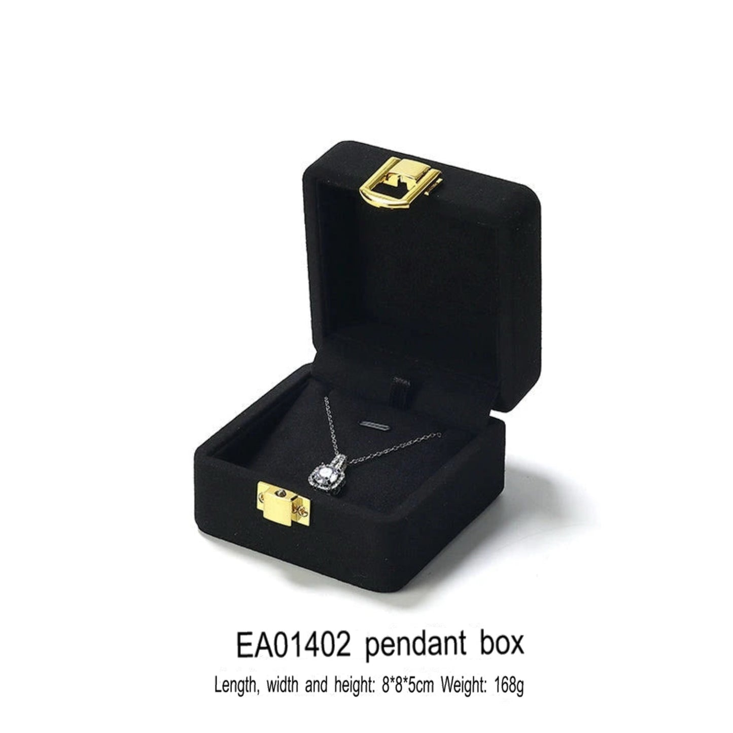 Jewelry Box, Microfiber Metal Buckle, Ring, Pendant Box, Jewelry Storage, Box, Necklace, Gift Box