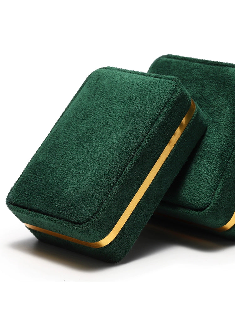 Light Luxury Jet Black Ring Box, Small Fine Jewelry Box, Necklace, Bracelet Jewelry Packaging Box, Gift Box
