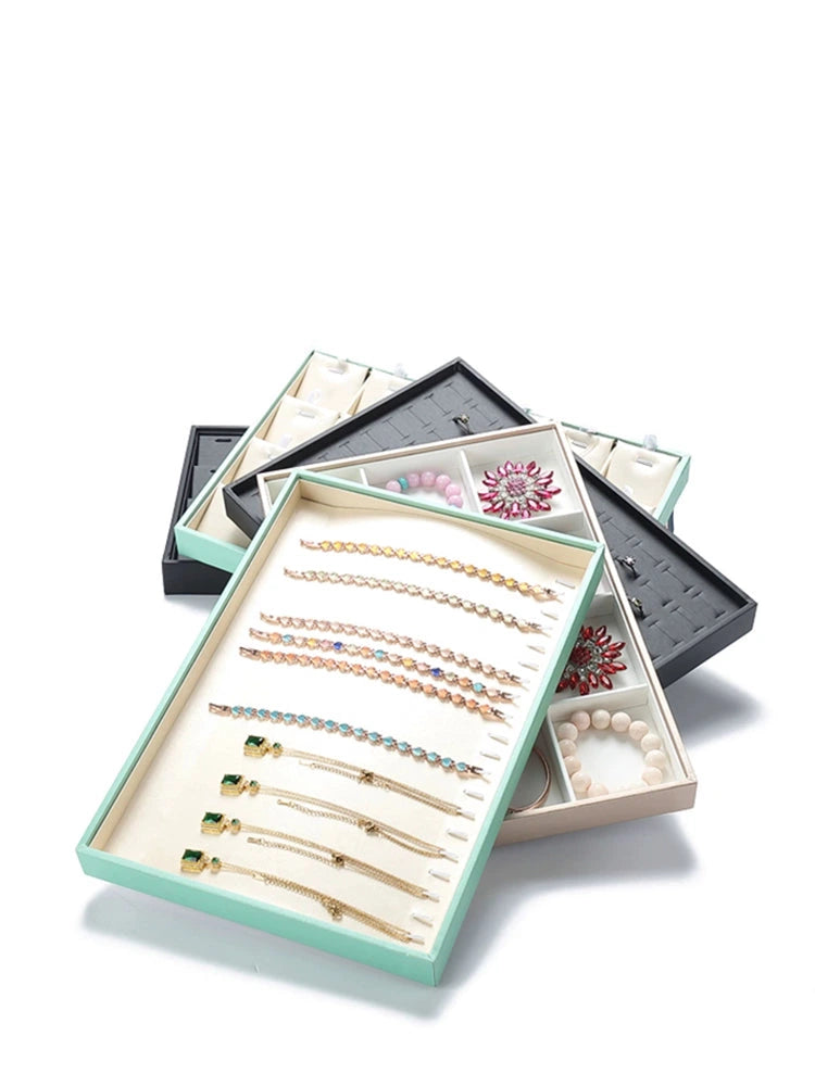Light Luxury Jewelry, Tray Jewelry, Look, Pallet, Necklace, Ring, Earring, Bracelet, Display Plate, Counter Jewelry Display