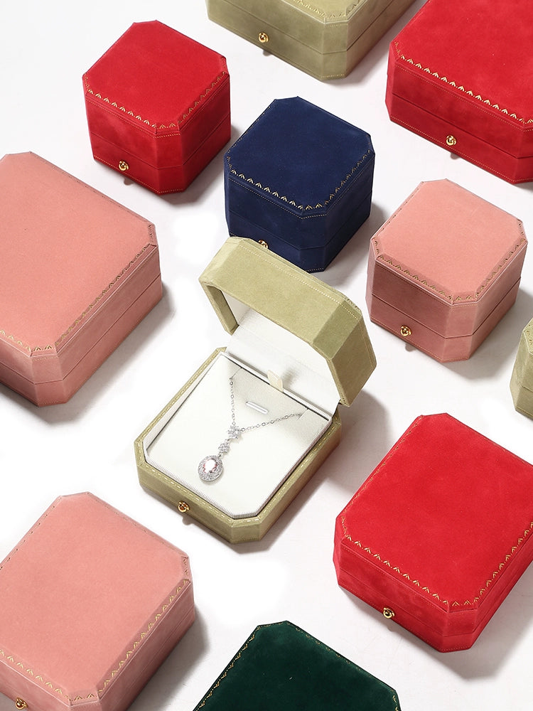 Ring box, wedding proposal, high-end jewelry box, necklace, long chain bracelet, jewelry gift box