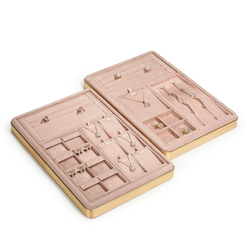 Jewelry tray ring necklace earrings bracelet multi-functional storage display tray display jewelry watch pallet