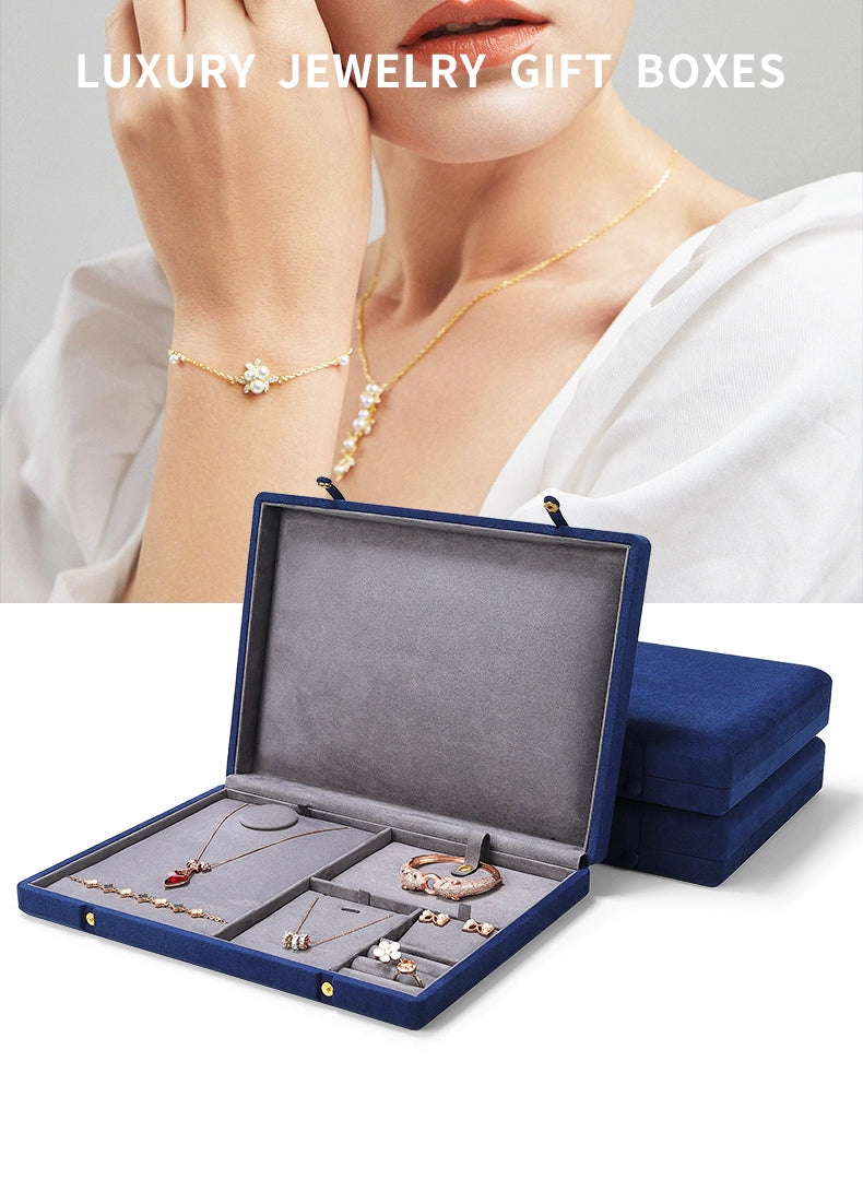Light Luxury Jewelry Storage Box, Necklace Ring, Earrings, Bracelet Bracelet Box, Set Box, Jewelry Storage Box