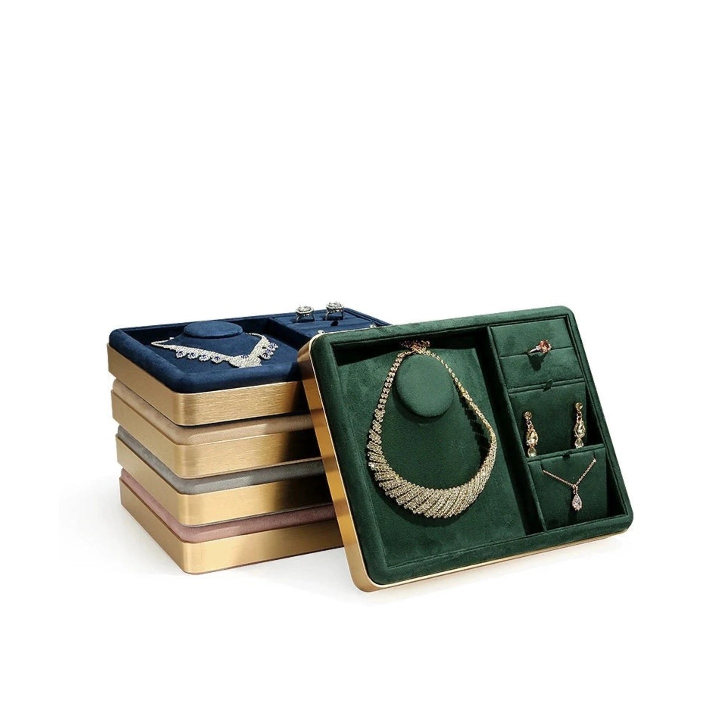 Jewelry tray set tray necklace pendant ring tray storage tray