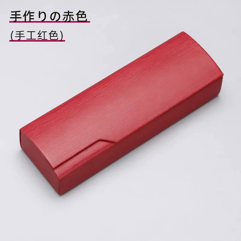 Glasses Case, Luxury Simple Retro Creative Personality Portable Anti-Pressure Eye Sunglasses Storage Box