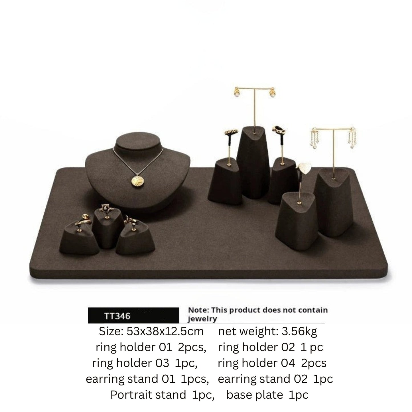 High-end jewelry display props, rings, earrings, necklace display, counter display, jewelry display stand