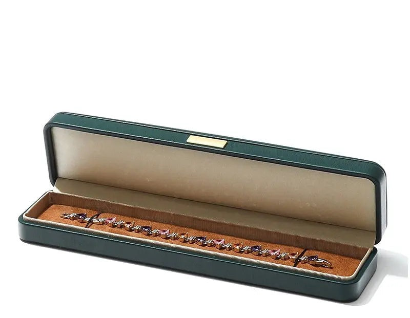 Dark green bracelet box 25x6x4.2cm