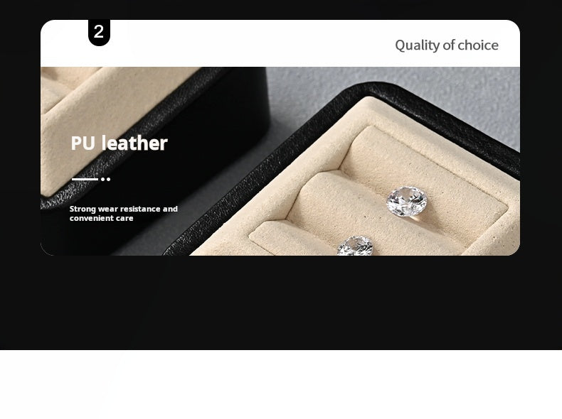 Light Luxury Jewelry Tray Ring Earrings Microfiber Loose Diamond Beads Display Props Jewelry Look Pallet