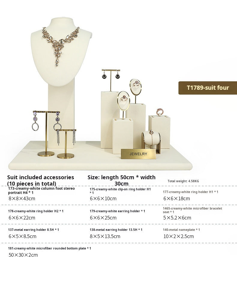 Metal Jewelry Display Stand Set Rings, Necklaces, Earrings, Bracelets, Storage Racks, Jewelry, Window Jewelry, Jewelry Display Props