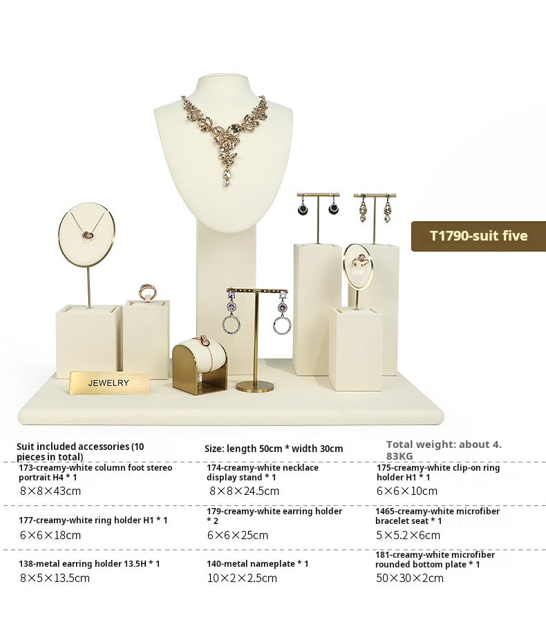 Metal Jewelry Display Stand Set Rings, Necklaces, Earrings, Bracelets, Storage Racks, Jewelry, Window Jewelry, Jewelry Display Props