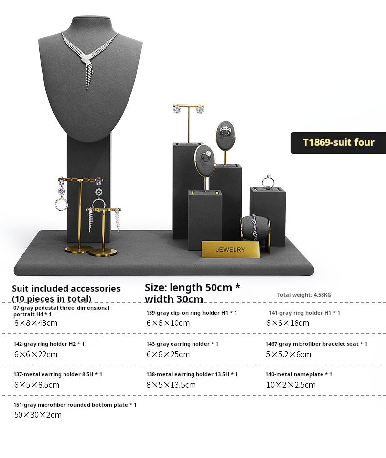 Jewellery display, rings, earrings, necklaces, portrait stands, window jewellery displays, props, jewelry display
