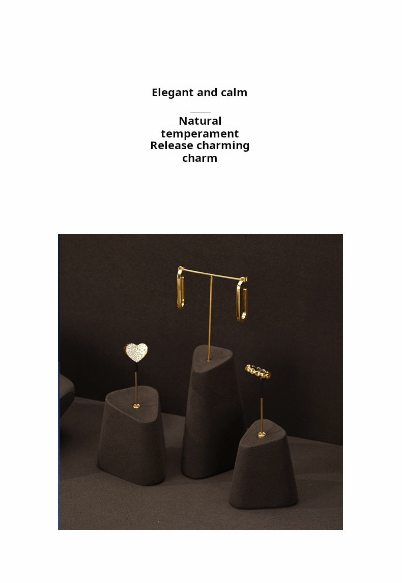 High-end jewelry display props, rings, earrings, necklace display, counter display, jewelry display stand
