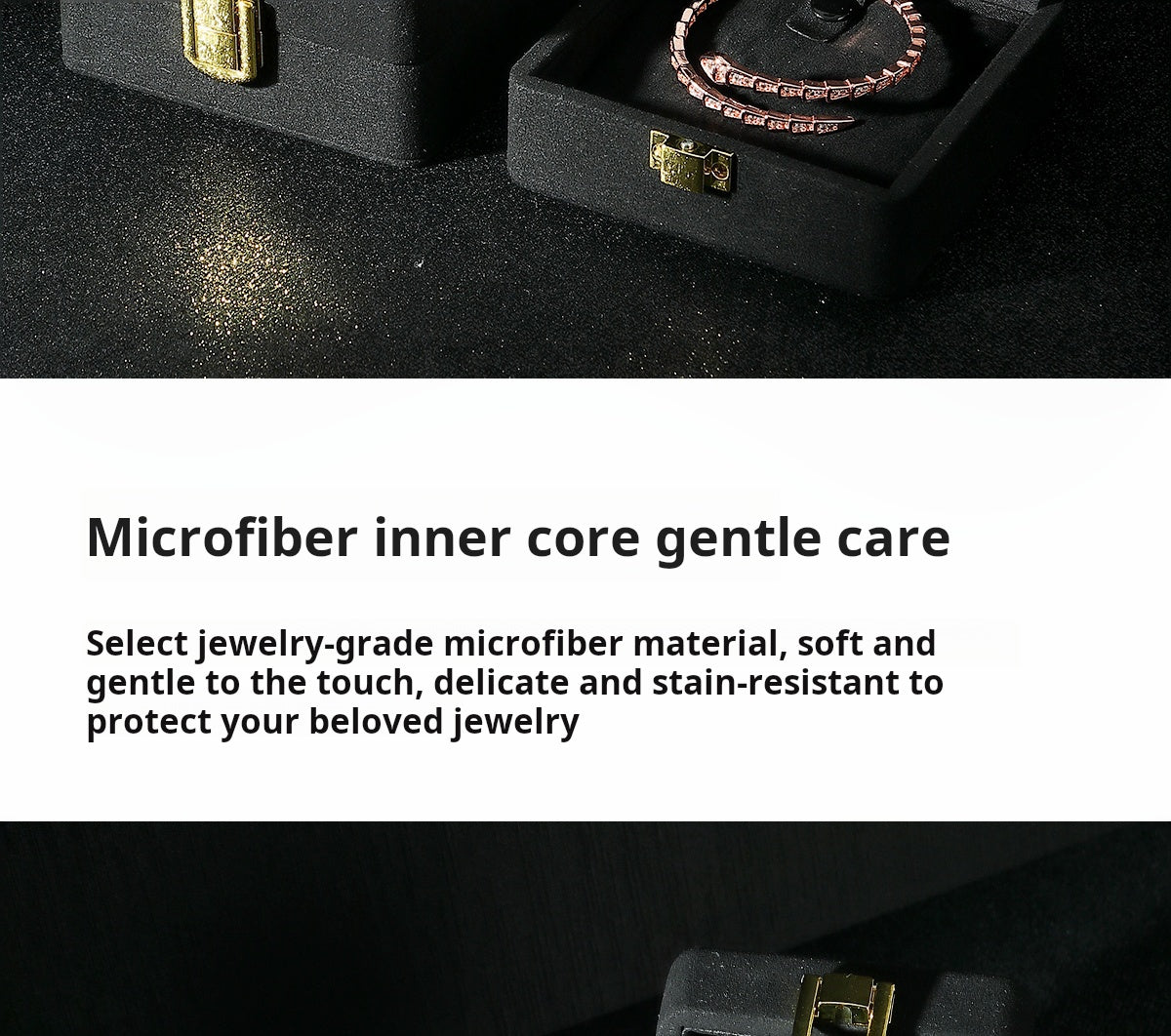 Jewelry Box, Microfiber Metal Buckle, Ring, Pendant Box, Jewelry Storage, Box, Necklace, Gift Box