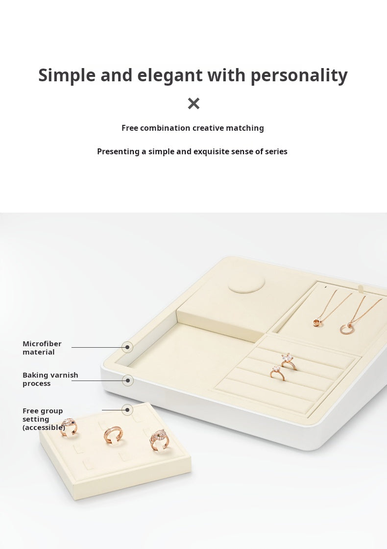 High Jewelry Display Props Necklace Ring Earrings Jewelry Tray Counter Jewelry Display Stand