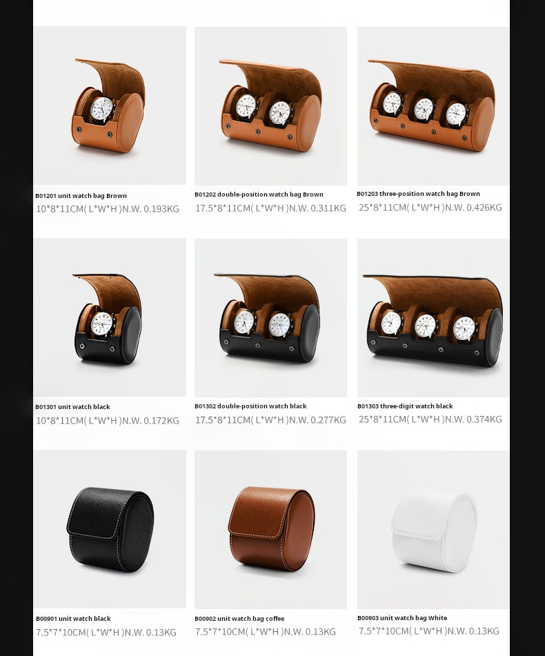 Watch Storage Box, Watch Box, Dustproof, Portable, Travel, Leather Watch, Quartz Watch, Storage Box