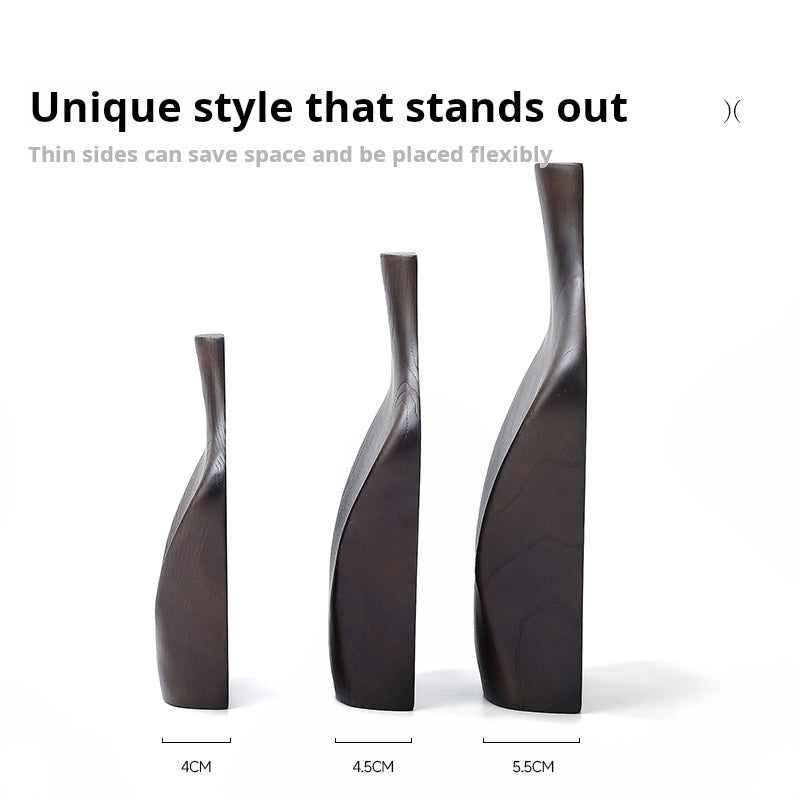 Necklace display stand, solid wood, walnut jewelry display stand, pendant hanger, portrait neck rack, jewelry display props
