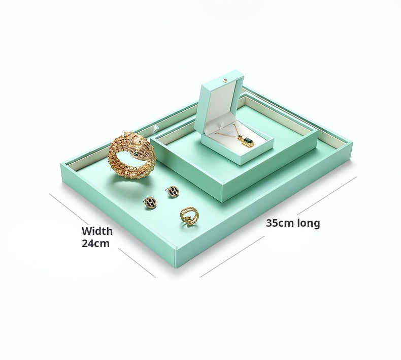 Light Luxury Jewelry, Tray Jewelry, Look, Pallet, Necklace, Ring, Earring, Bracelet, Display Plate, Counter Jewelry Display