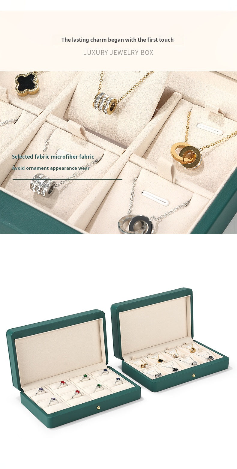 Light Luxury Jewelry Storage Box, PU Leather, Magnetic Ring Storage Box, Necklace Pendant, Jewelry Box, Jewelry Storage Box