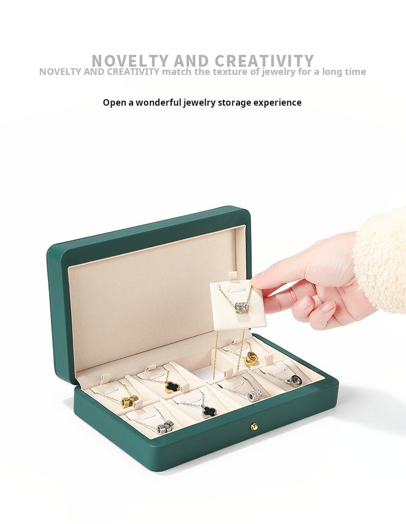 Light Luxury Jewelry Storage Box, PU Leather, Magnetic Ring Storage Box, Necklace Pendant, Jewelry Box, Jewelry Storage Box