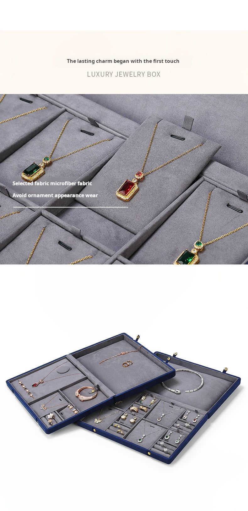 Light Luxury Jewelry Storage Box, Necklace Ring, Earrings, Bracelet Bracelet Box, Set Box, Jewelry Storage Box