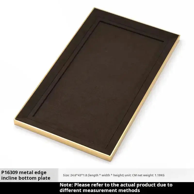 Luxury jewelry display props, high-end metal microfiber necklace, ring counter, jewelry display rack Jim Display